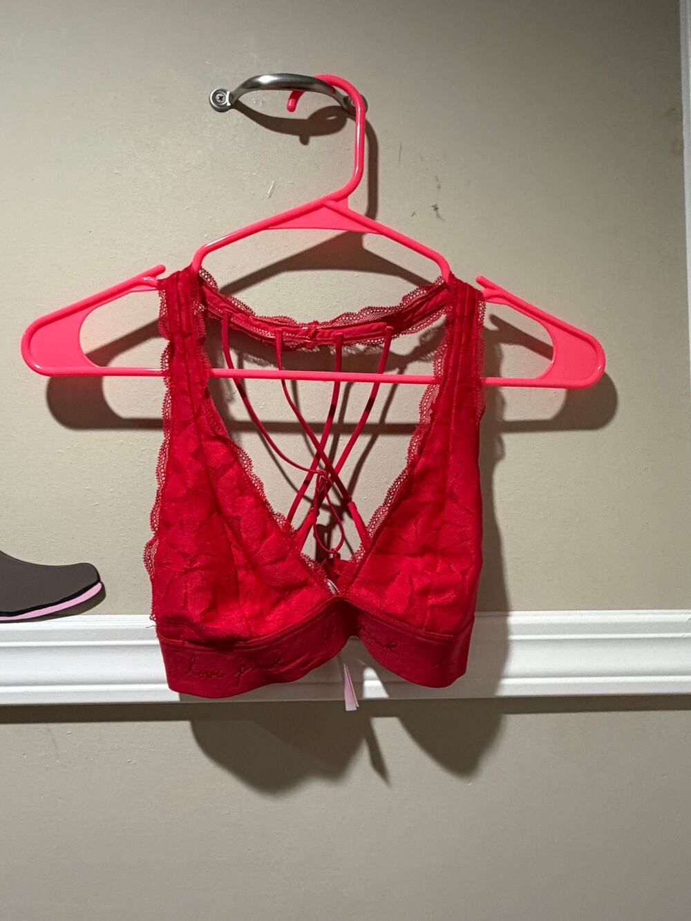 Red Pink Bralette Size XS